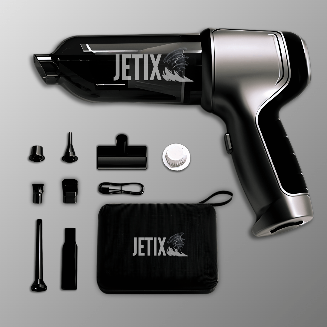 JETIX Electric Air Duster & Vacuum for car cleaning